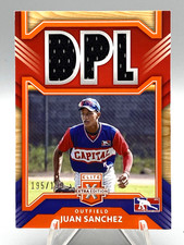 2022 Elite Extra Edition Baseball Juan Sanchez /199 DPL Game Used Material DM-JS