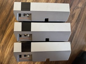 Lot of 3 Nintendo Entertainment Consoles - Not Tested - As Is For Parts/Repair