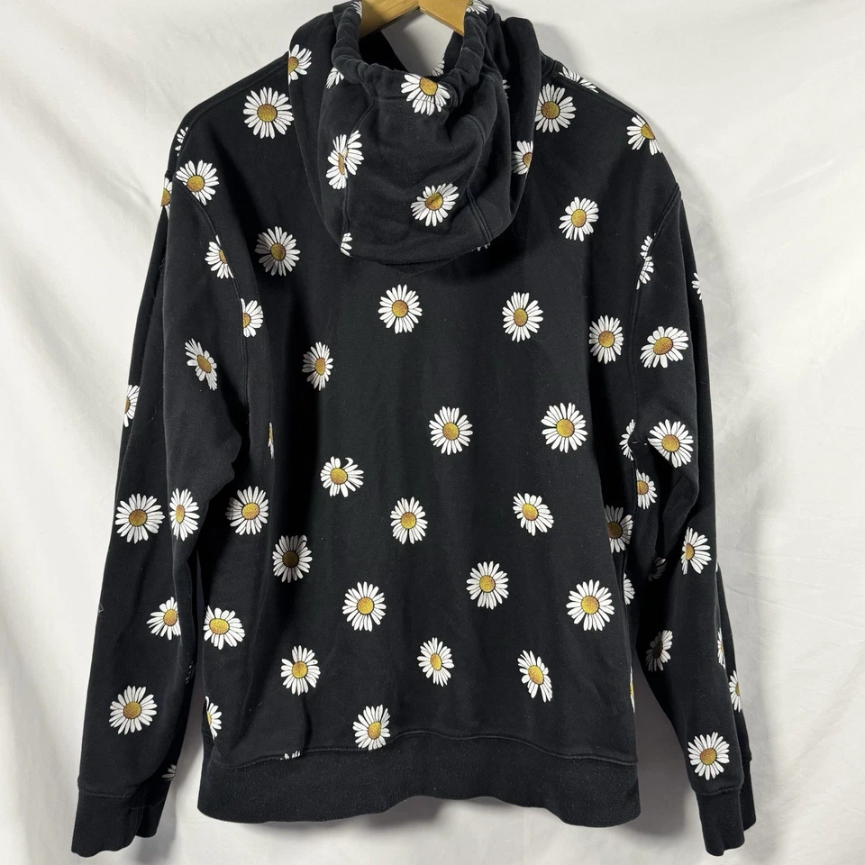 Sudadera con capucha floral Nike para mujer talla grande DM6907-010 pulóver sudadera Foto 2 de 4