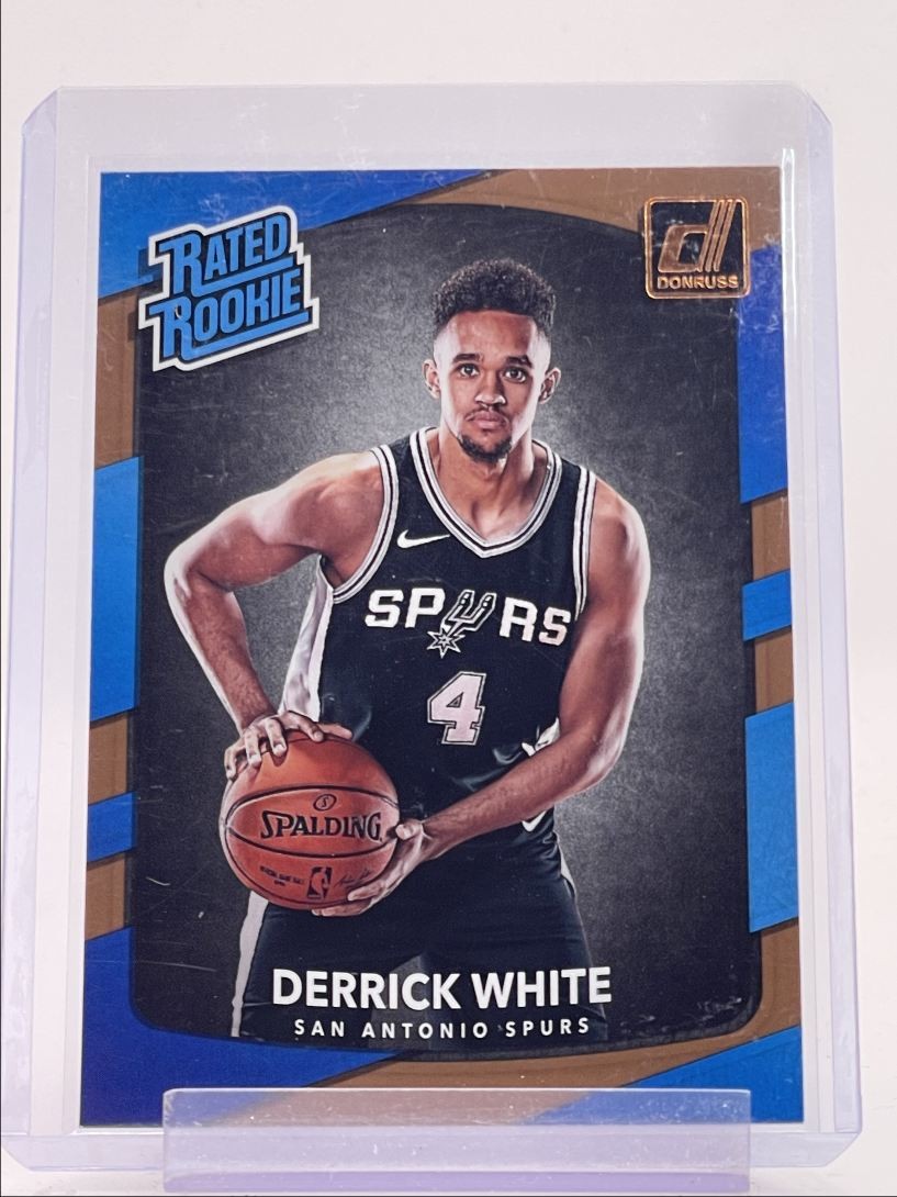 DERRICK WHITE 2017-18 DONRUSS RATED ROOKIE BASKETBALL SPURS RC Q4128