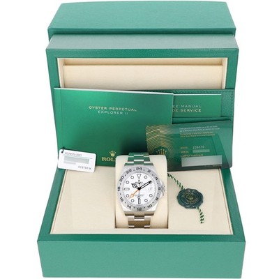 ロボ　2/2 Rolex Explorer II NEW 2026 MARCH 226570 White Polar 42 mm | eBay