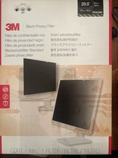 3M Privacy Filter Black for 20 in Widescreen monitor PF200W9