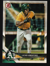 2018 Bowman Prospects #BP118 - Lazaro Armenteros - Oakland Athletics  18-128