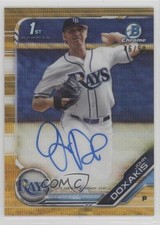 2019 Bowman Draft Chrome Pick Gold Wave Refractor 46/50 John Doxakis Auto 0q21