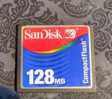SanDisk 128MB CompactFlash CF Memory Card