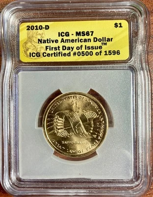 MS 67 Graded 2010 Native American Dollars (2000-Now) for sale | eBay