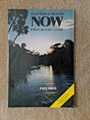 FLORIDA DAYTONA BEACH RESORT GUIDE VINTAGE 1980 U.S.A. REISEFÜHRER