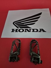 Wide Rider Front Foot Peg Adapters For Honda XR400R, CR80/85R – Stainless Steel, Silver (Pair) - View #4