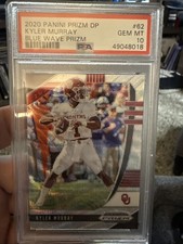 2020 Prizm Draft Picks Blue Wave Kyler Murray 200/299 PSA 10 Cardinals