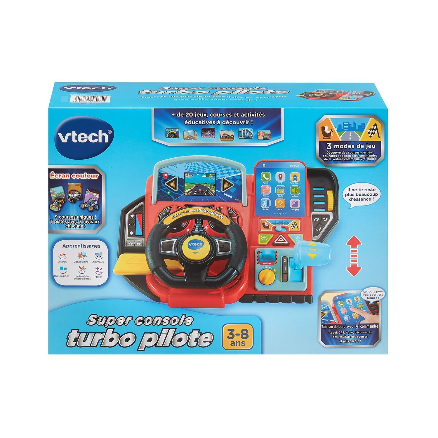 Volant interactif VTech Super Console Turbo Pilote avec écran - 2