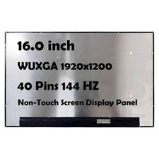 16" NE160WUM NX3 1920x1200 40 Pins LCD Non-Touch Screen Display Panel