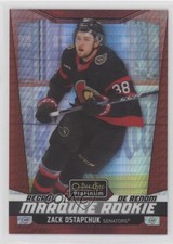 2024 O-Pee-Chee Platinum Marquee Rookies Red Prism /199 Zack Ostapchuk #245 sc8
