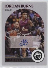 2021-22 Panini Chronicles Draft Picks Hoops Retro Pink Jordan Burns Auto 01l2