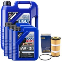 MotoröL Set High Tech 5W-30 Liqui Moly 8 Liter + ÖLfilter FüR Nissan Opel 2.3