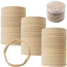 60 Pack Soft Stretchy DIY Nylon Headbands Hair Bands Bows DIY Accessory for Newb