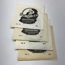 Vintage Senorita Nylon Ukulele Strings Set Of 4