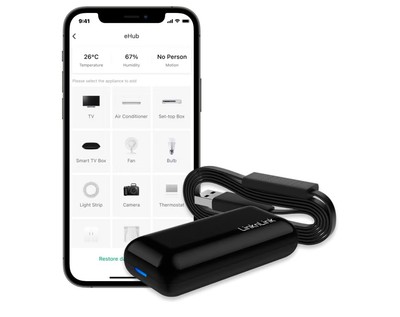 LinknLink eHub 5-in-1 Smart WiFi Universal Fernbedienung: IR- und RF-Steuerung mit Bewegung..