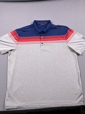 Cutter  Buck Polo Shirt Men's Large Color block Twin Cities Golf
