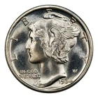 1934-D Mercury Dime PCGS MS-66