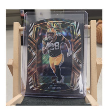 Panini 2020 Select Zebra SSP Prizm Club Level  Rookie A.J. Dillon Packers #265