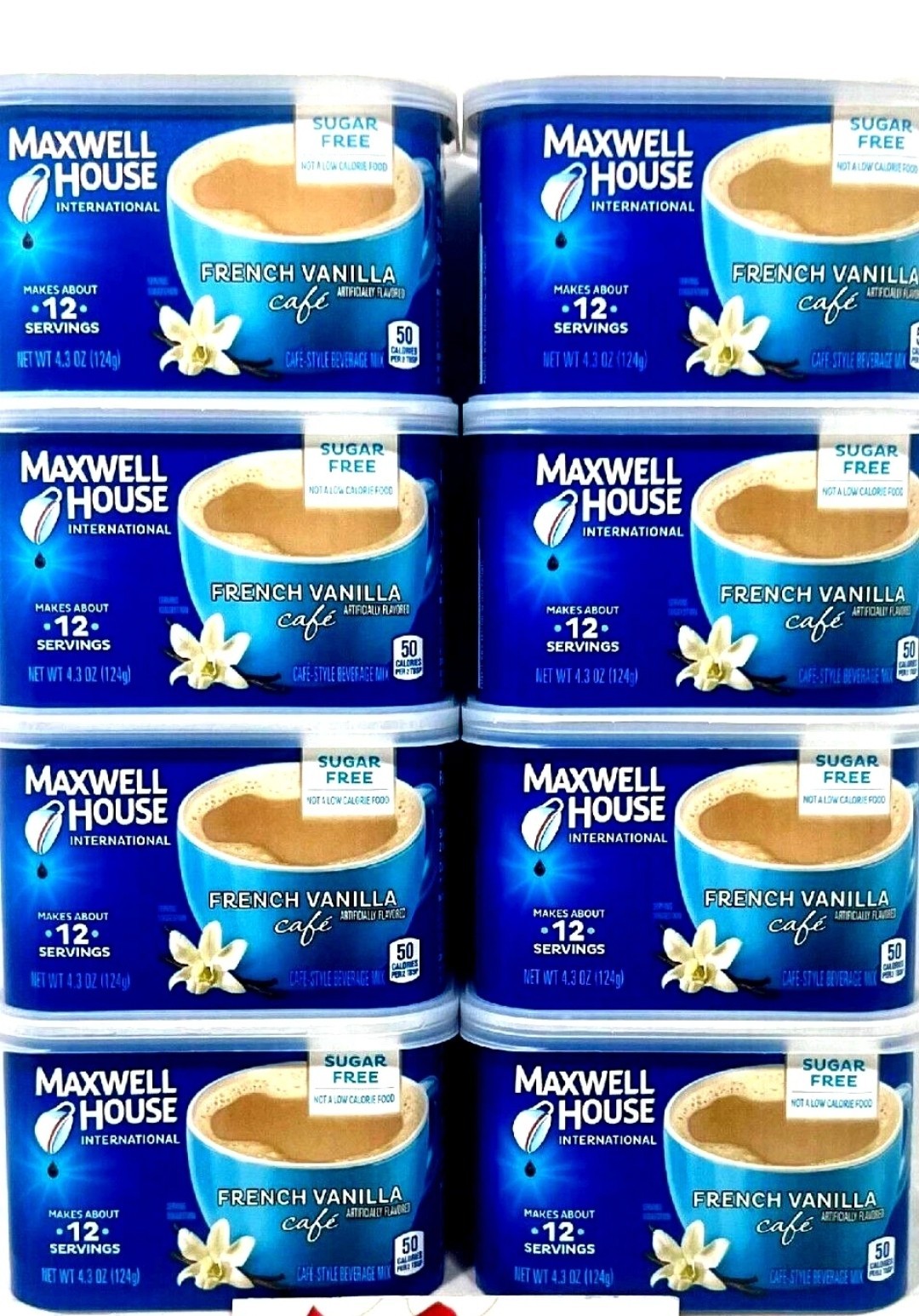 Maxwell House International French Vanilla Cafe Sugar Free 4