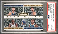 PSA 10 - 2019 Panini Contenders Curry Thompson Green Russell Team Quads #10 NBA