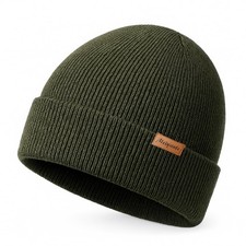 Warm Knit Beanie for Men Women - Soft, Stretchy Winter Hat for Cold Weather,...