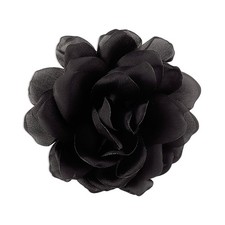 Dainty Satin Fabric Rose Flower Brooches Lapel Pins for Women,Vintage Elegant Si