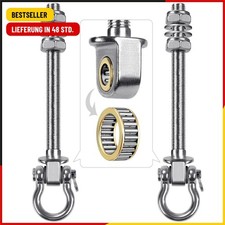 BeneLabel Roulement de 2 Crochets à Balançoire, 225mm Fixation Hamac Poutre en Bois M10 S