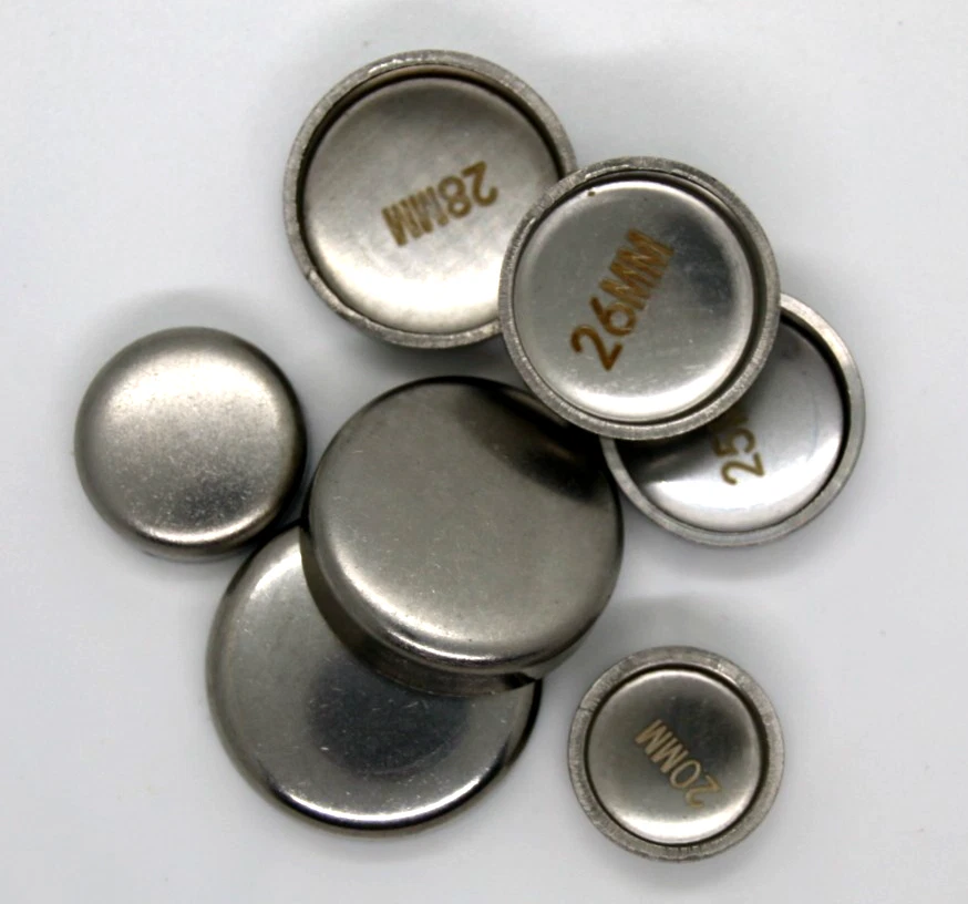 Welch Plugs Brass and Stainless Steel Welsh Plugs. Cup Style Freeze Core Plugs - image 3 of 4
