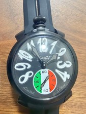 GaGa MILANO Manuale Hand-Winding Wristwatch 48mm Limited 299 Rubber Strap