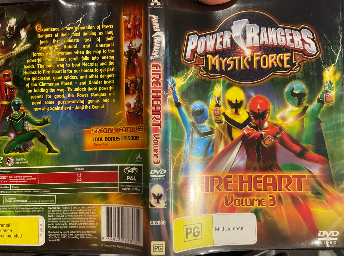 Power Rangers Mystic Force : Vol 3 (DVD, 2006) for sale online | eBay
