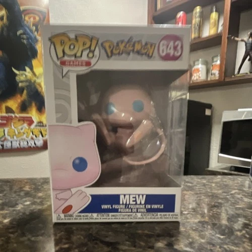 Funko Pop! Vinyl Games Pokémon Mew #643 Figure Anime & Manga Standard Size Pink