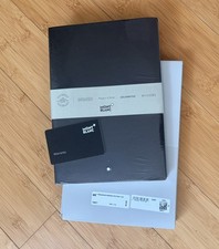 Montblanc Black Lined Medium Notebook 163 Saffiano Leather  SEALED