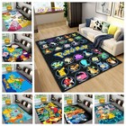 Kleine Kinder Pokemon Pikachu 3D Cartoon Teppich Wohnzimmer Schlafzimmer Teppich