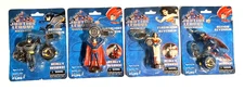 Justice League Collectible Flashlight & Action Keychains x4 / Basic Fun 2005