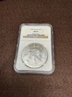 2002 Eagle 1 oz .999 Silver NGC MS69 Classic Brown Label 🔥MILKING🔥