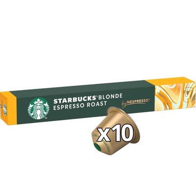 STARBUCKS Blonde Espresso Roast für NESPRESSO Kaffeekapseln (1 x 10 Kapseln)
