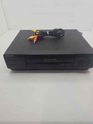Sony VHS Video Cassette Recorder Black SLV-478 DA Pro 4 Head Tested Working