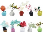 10 Pcs Mini Vase Magnets for Fridge,Cute Small Ceramic Vase Refrigerator Magne