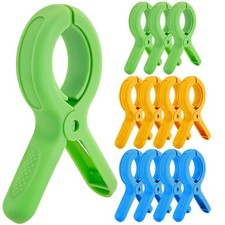 12 Pcs Beach Towel Clips for Beach Chairs Clothespins  Towel Holder for Pool...