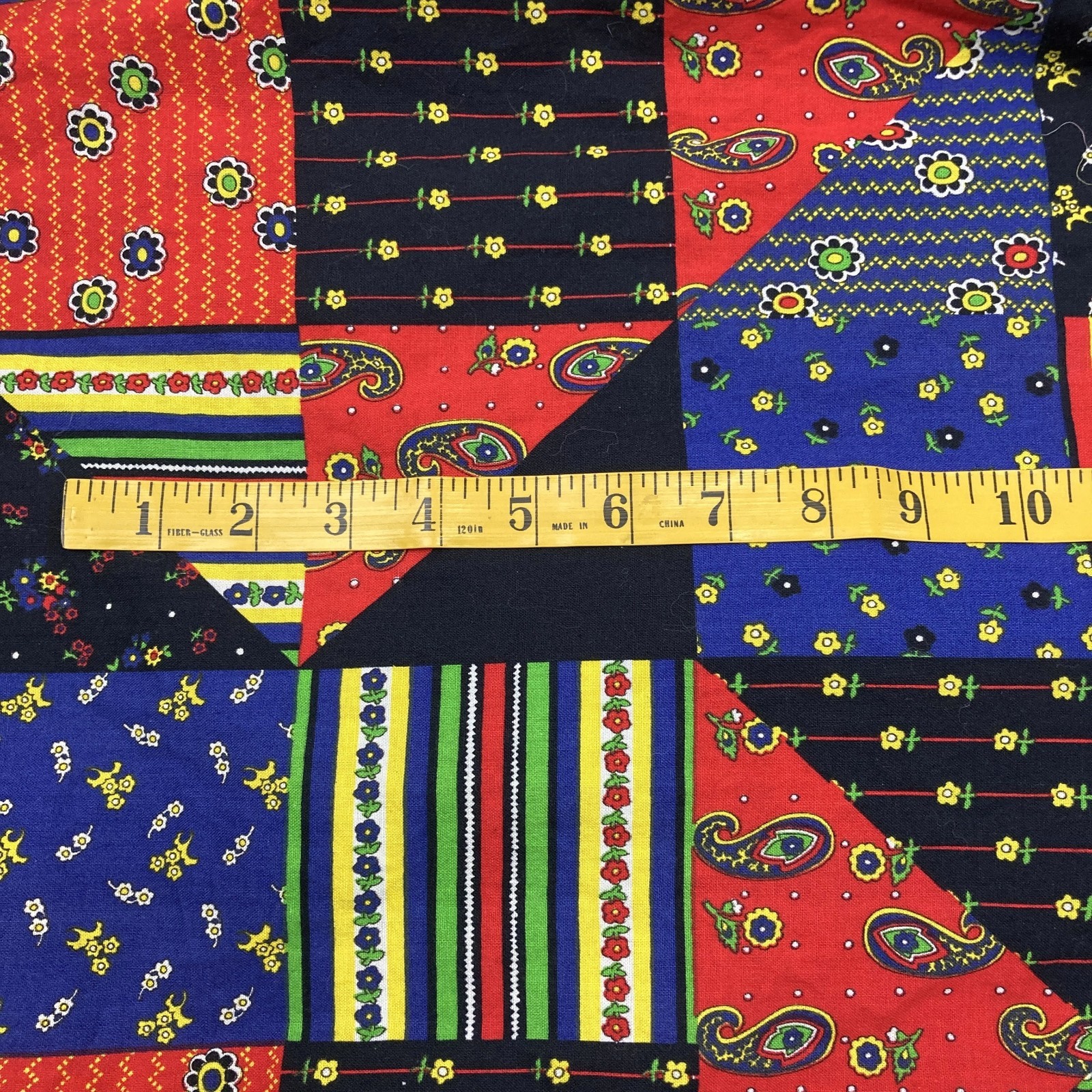 Patchwork Pinafore Apron Wrap Dress Cottagecore O… - image 12