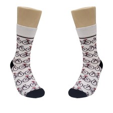 Bicycle Pattern Socks from the Sock Panda Adult Small 