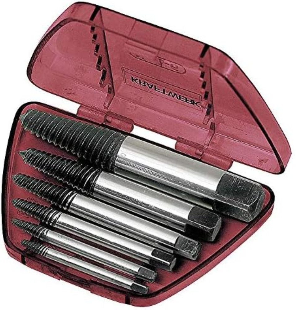 KRAFTWERK 3059 Set 6 Estrattori Viti Rotte M3-M24 | Qualità Professionale