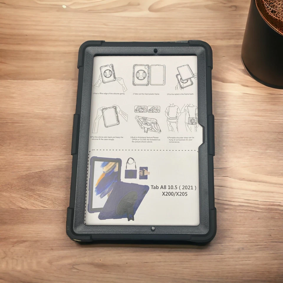 Protective Case Cover For Samnsung tab A8 10.5 (2021) X200/x205 - Image 3 of 3