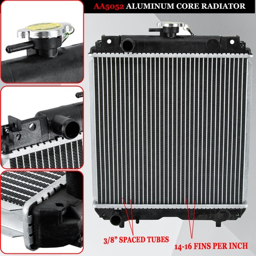 Aluminum Core Radiator For Kubota Compact Tractor Core size 13.5"W x11.7"H HOT - Picture 1 of 10