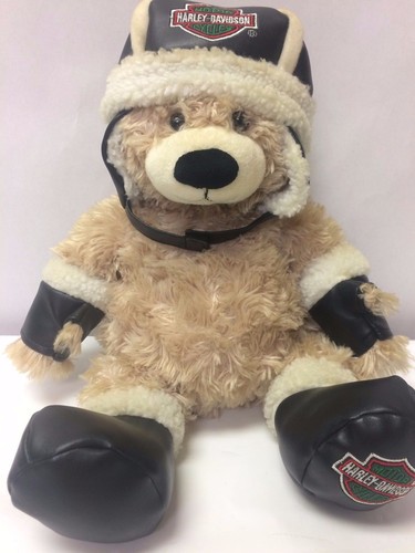Harley-Davidson 18 Zoll Jumbo Plüsch braun Teddybär 2007