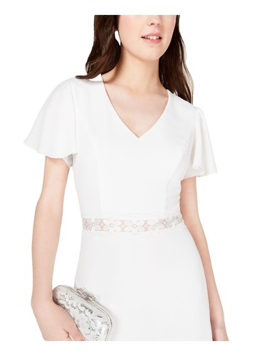 cheesecloth pleat detail swing dress Me+Em Cheesecloth Swing Dress With Lace Details - Navy