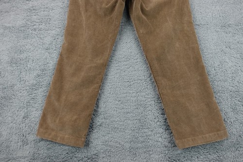 Pantalones Faherty Hombres Medianos Marrón Pana Elastizados Cintura Elástica Cordón Bolsillos - Imagen 7 de 18