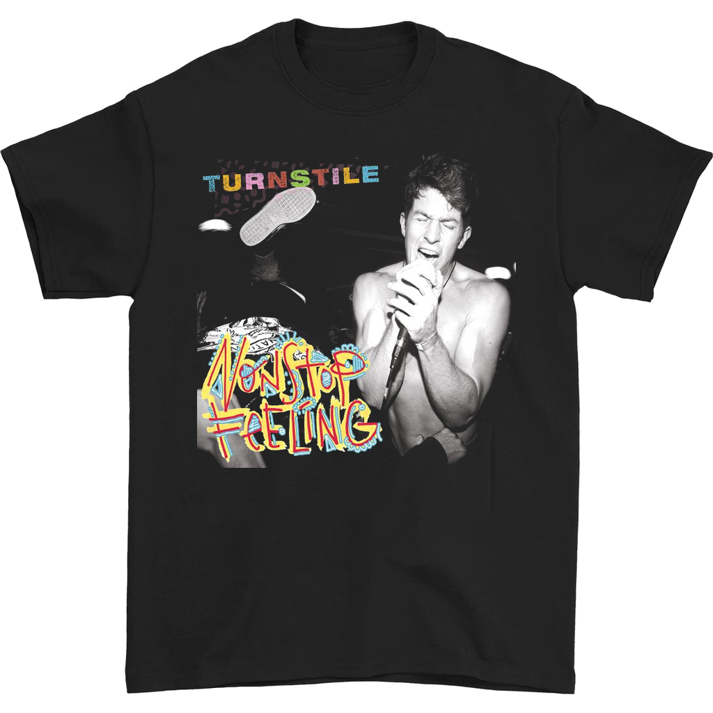 TURNSTILE Tシャツ NONSTOP FEELING Turnstile band nonstop feeling T-shirt black Unisex All Sizes | eBay